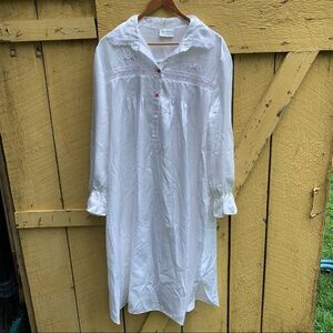 Vintage Heather Lane Nightgown Floral Gown